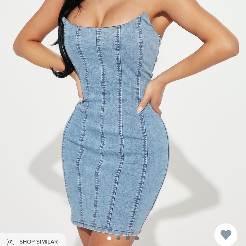 Denim dress